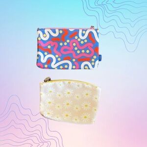 IPSY Limited Edition Cosmetic Makeup Travel Bags (Set of 2)